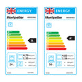 Montpellier MDOG50LS - Silver 4 Zone Gas Cooker - Catalytic cleaning - A/A+ energy