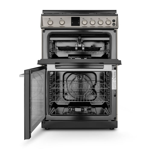 Montpellier MDOG60LS - Silver 4 Zone Gas Cooker - A/A+