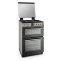 Montpellier MDOG60LS - Black 4 Zone Gas Cooker - A/A+