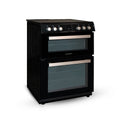 Montpellier MDOI60FK - Black 60cm Induction Double Cooker - A/A Energy Rating