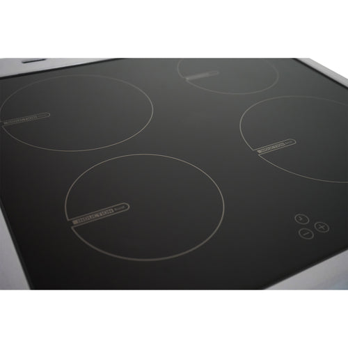 Montpellier MDOI60FS - Silver 60cm Induction Cooker - Dual Oven - A/A Energy