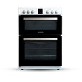 Montpellier MDOI60FW - White 60cm Induction Cooker - Double Oven - A/A Energy