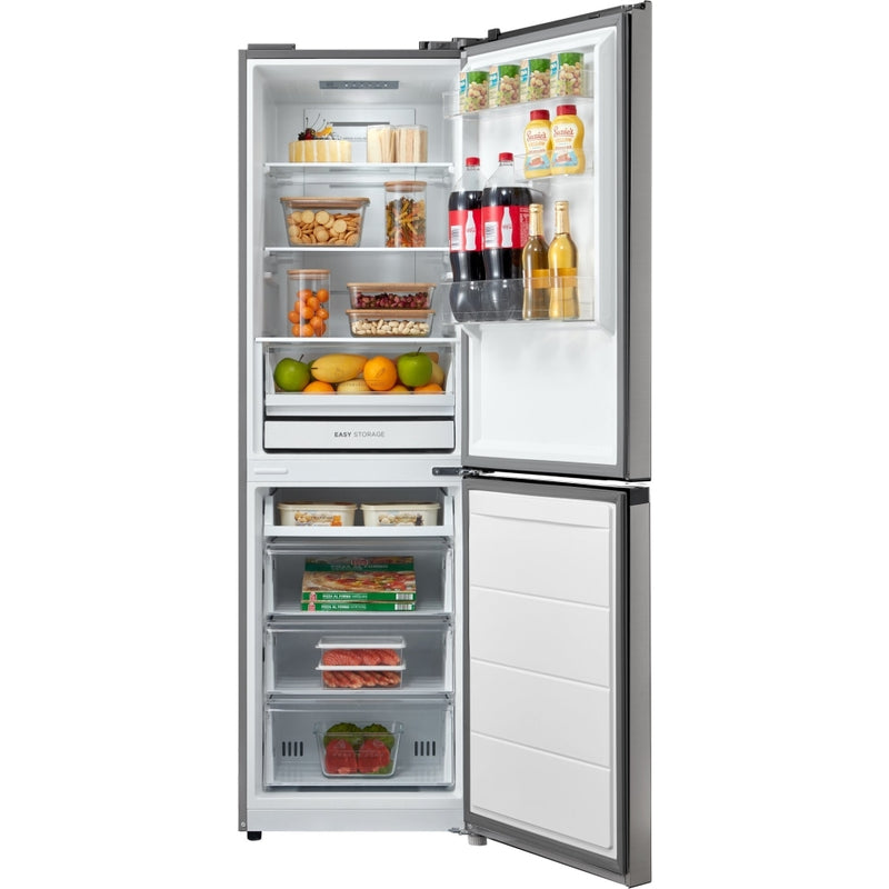 Midea MDRB379FGD46 - Inox Fridge Freezer - 273L - D Energy Rating
