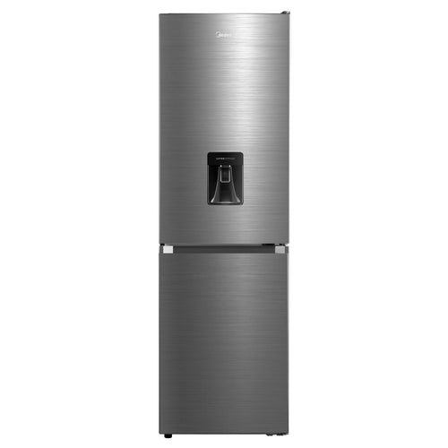 Midea MDRB379FGD46W - Inox Fridge Freezer - 273L - D Energy Rating