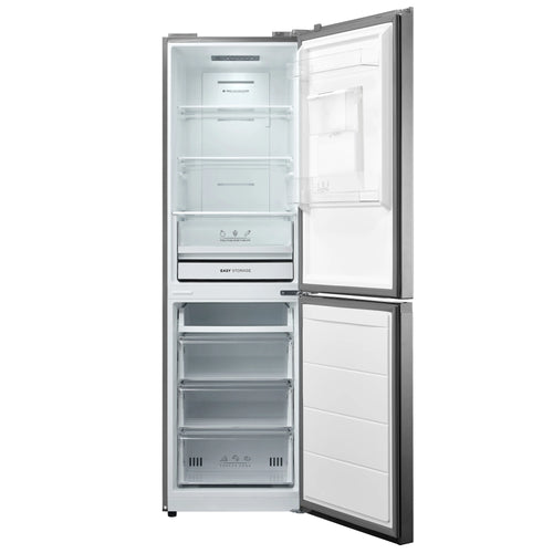 Midea MDRB379FGD46W - Inox Fridge Freezer - 273L - D Energy Rating