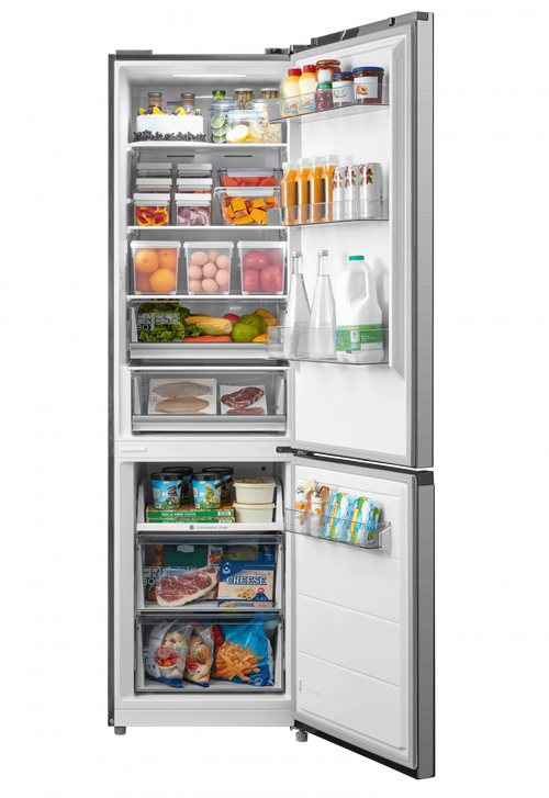 Midea MDRB521MIC46 - Inox Fridge Freezer - 378L - C Energy