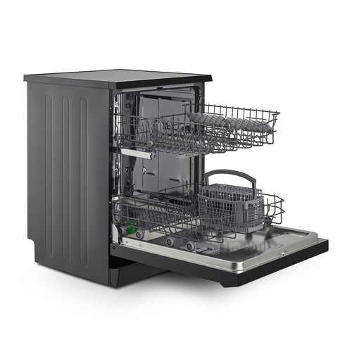 Montpellier MDW1354K - Black Freestanding Dishwasher - 13 Place Settings - E Energy