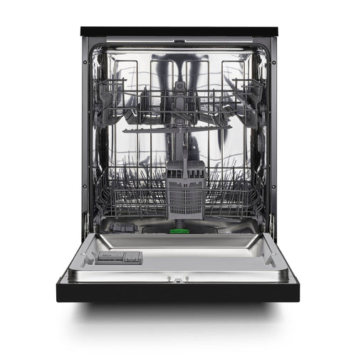 Montpellier MDW1354K - Black Freestanding Dishwasher - 13 Place Settings - E Energy