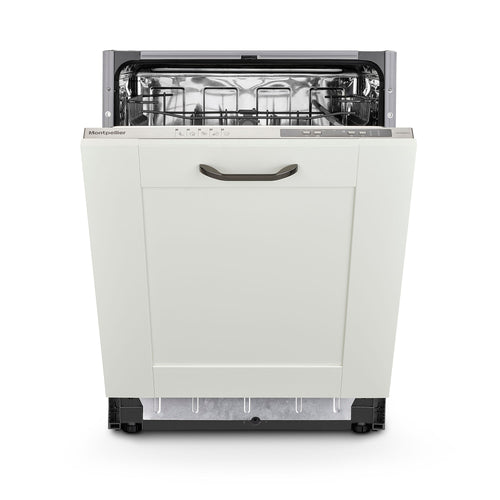 Montpellier MDWBID6053 - White 13 Place Setting Integrated Dishwasher - 49dB - Energy Rating Unknown