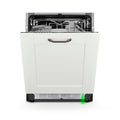 Montpellier MDWBID6064 - White 14 Place Integrated Dishwasher - 6 Programmes - LED Display