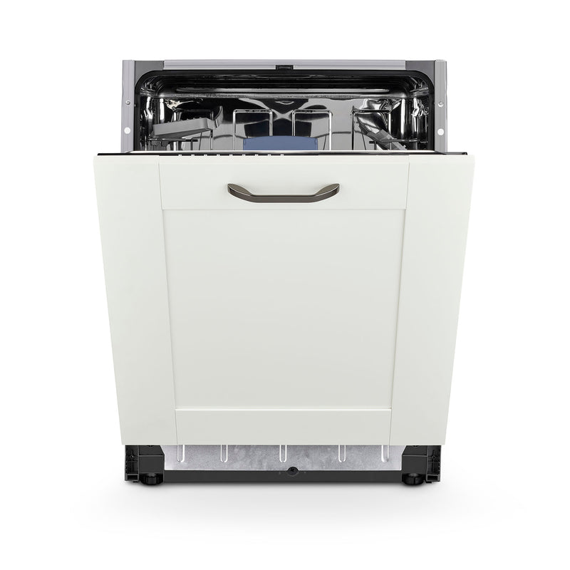 Montpellier MDWBID6064 - White 14 Place Integrated Dishwasher - 6 Programmes - LED Display