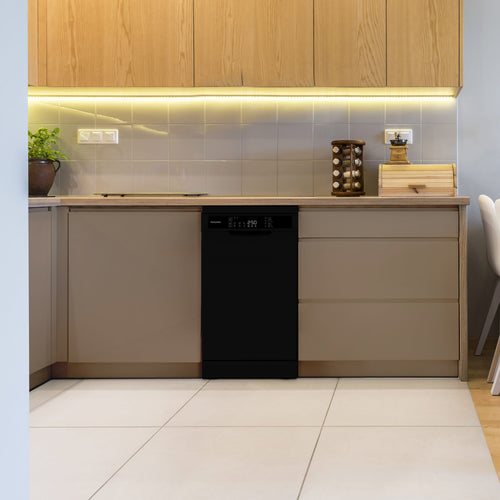 Montpellier MDWD1064K - Black 10 Place Setting Dishwasher - Freestanding - A+