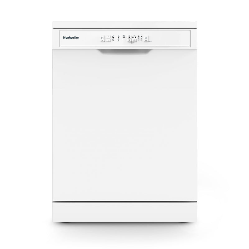 Montpellier MDWD1354W - White 13 Place Setting Dishwasher - 60cm Wide - D Energy Rating