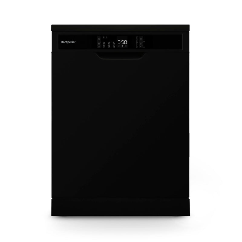 Montpellier MDWD1464K - Black 14 Place Settings Dishwasher - Freestanding - A+ Energy Rating