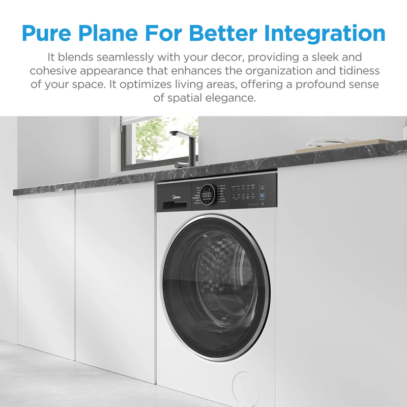 Midea MF205W100WBA30/W-UK - White 10KG Washing Machine - 1400 RPM - A energy