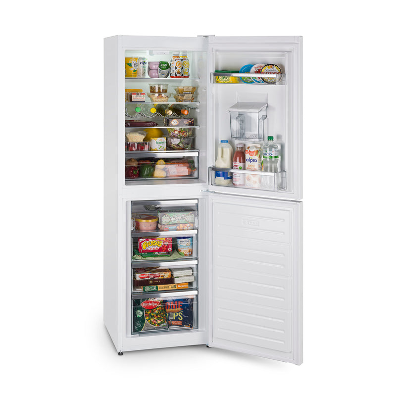 Montpellier MFF183EWWD - White 50/50 Frost Free Fridge Freezer with Water Dispenser - 173L - E energy