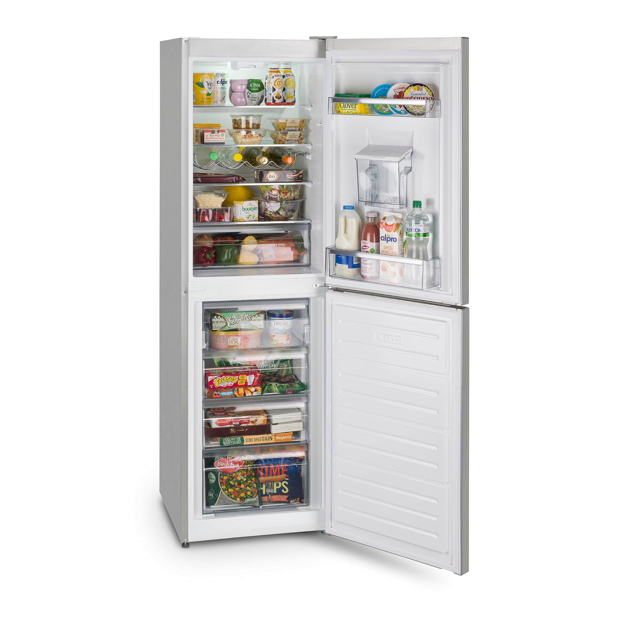 Montpellier MFF183EXWD - Inox 50/50 Frost Free Fridge Freezer with