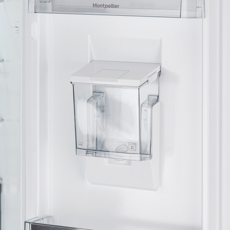 Montpellier MFF183EXWD - Inox 50/50 Frost Free Fridge Freezer with Water Dispenser - E energy