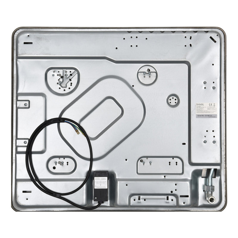 Montpellier MGB60X - Stainless Steel Gas Hob - 4 Burners - LPG Convertible