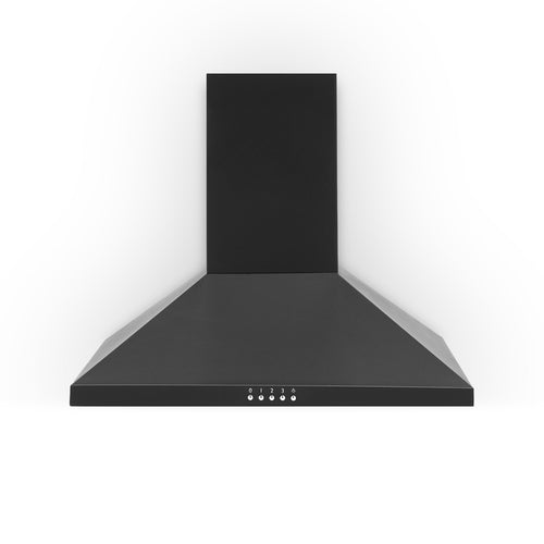 Montpellier MH600BK - Black Chimney Extractor Hood - Airflow 285m3/h - A Energy