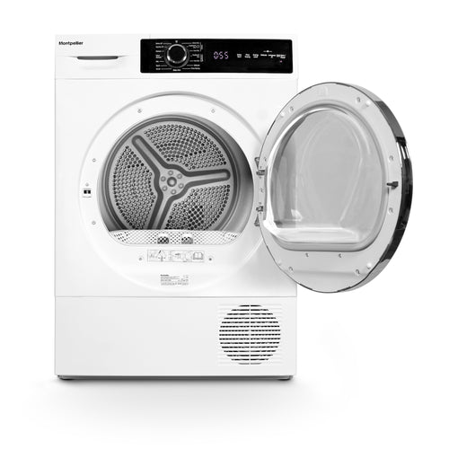 Montpellier MHP10SDW - White 10KG Heat Pump Tumble Dryer - A++ Energy