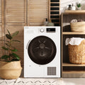 Montpellier MHP8SDW - White 8KG Heat Pump Tumble Dryer - Sensor Dry - A++ energy