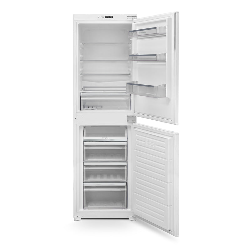 Montpellier MIFF505LF - White Integrated Low Frost Fridge Freezer - 244 Litres - E energy