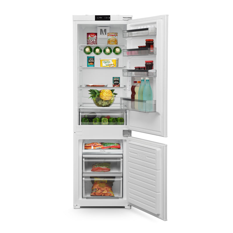 Montpellier MIFF730FF - White Integrated Frost Free Fridge Freezer - 243L Capacity - E Energy Rating