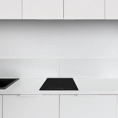 Montpellier MINH29T15 - Black Glass Induction Domino Hob - 2 Zone - 13amp Plug In