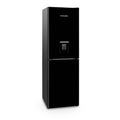 Montpellier MLF1770EKWD - Black Low Frost Fridge Freezer with Water Dispenser - 277L Capacity - E Energy Rating