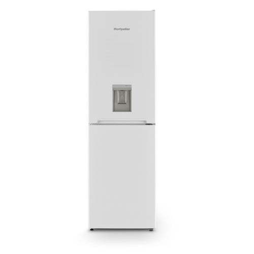 Montpellier MLF1770EWWD - White Low Frost Fridge Freezer with Water Dispenser - 277L - E energy