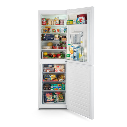 Montpellier MLF1770EWWD - White Low Frost Fridge Freezer with Water Dispenser - 277L - E energy