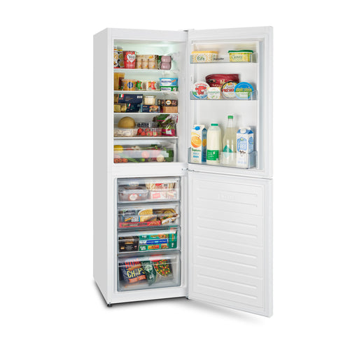Montpellier MLF1770EW - White Low Frost Fridge Freezer - 277L Total Capacity - E Energy Rating