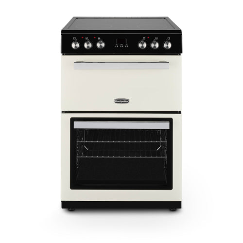 Montpellier MMRC60FC - Cream 60cm Ceramic Mini Range Cooker - Four Zones - A/A Energy