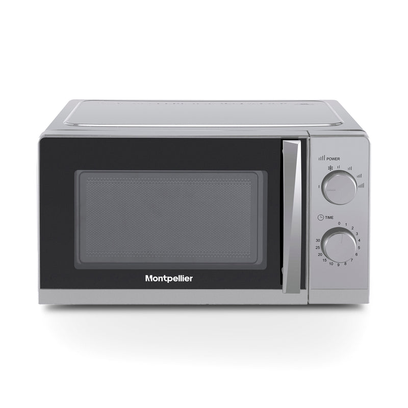 Montpellier MMW20SIL - Silver 20L Microwave - 700W