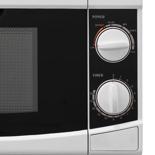 Montpellier MMW23WSC - White 20L Microwave - 800W