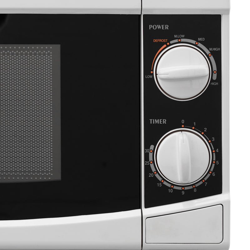 Montpellier MMW23WSC - White 20L Microwave - 800W