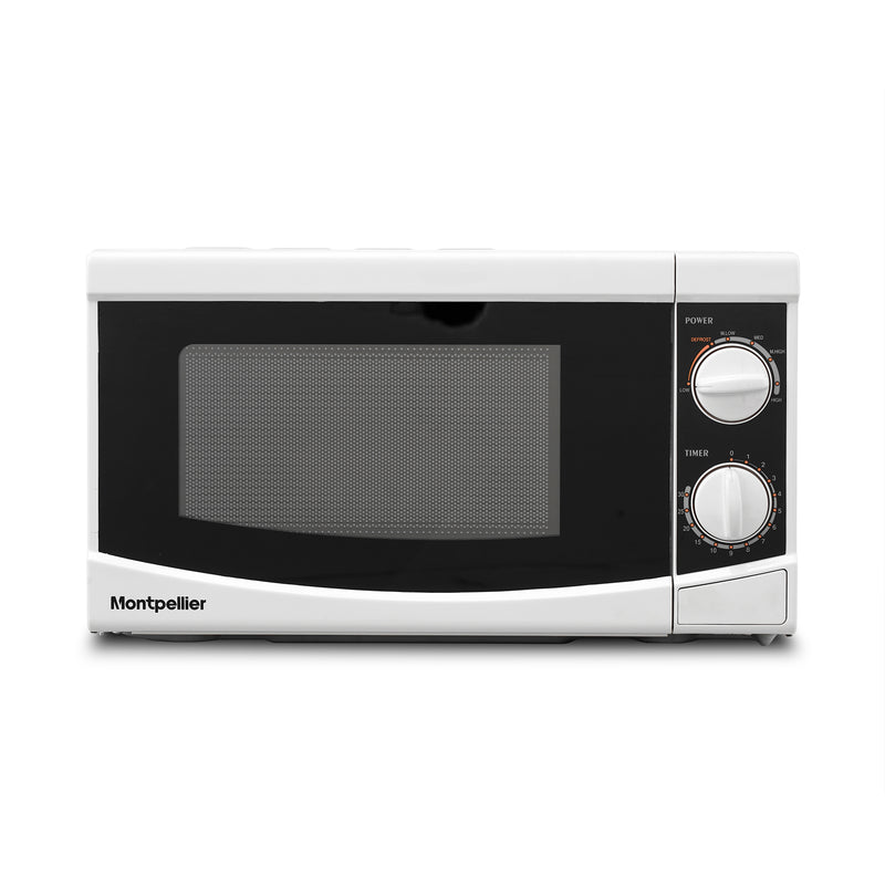 Montpellier MMW23WSC - White 20L Microwave - 800W