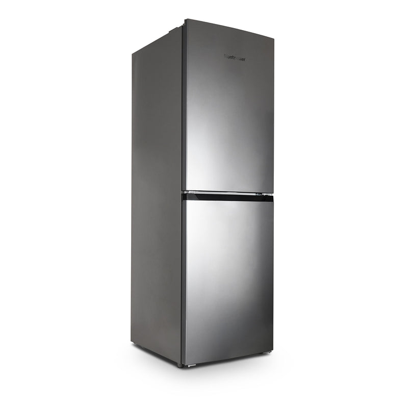 Montpellier MNF167ES - Silver Fridge Freezer - 230L Capacity - E Energy Rating