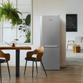 Montpellier MNF1860X - Inox Fridge Freezer - Garage Safe - 295L Capacity - 60/40 Split - E Energy Rating