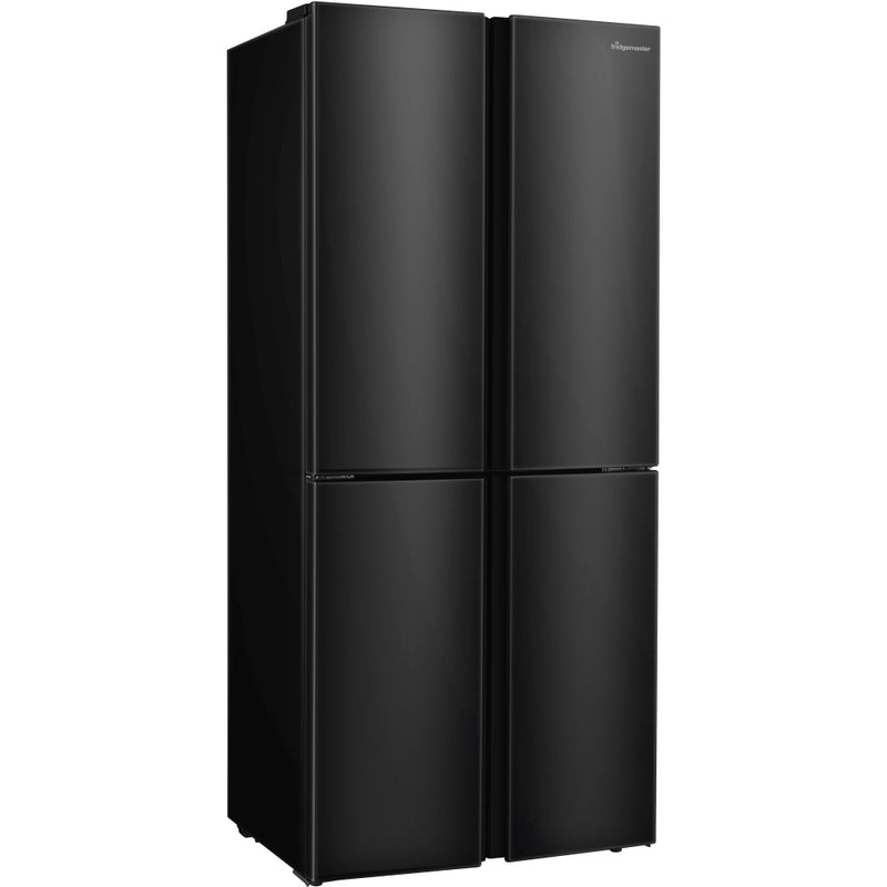 Fridgemaster MQ79394EB - Black American Fridge Freezer - 427L - E Rated