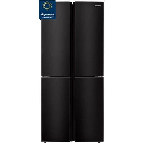 Fridgemaster MQ79394EB - Black American Fridge Freezer - 427L - E Rated