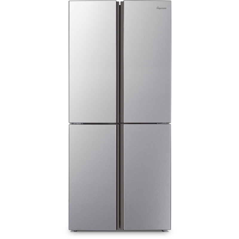 Fridgemaster MQ79394ES - Silver American Fridge Freezer - 427L - E Rated