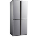 Fridgemaster MQ79394ES - Silver American Fridge Freezer - 427L - E Rated