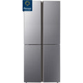 Fridgemaster MQ79394ES - Silver American Fridge Freezer - 427L - E Rated