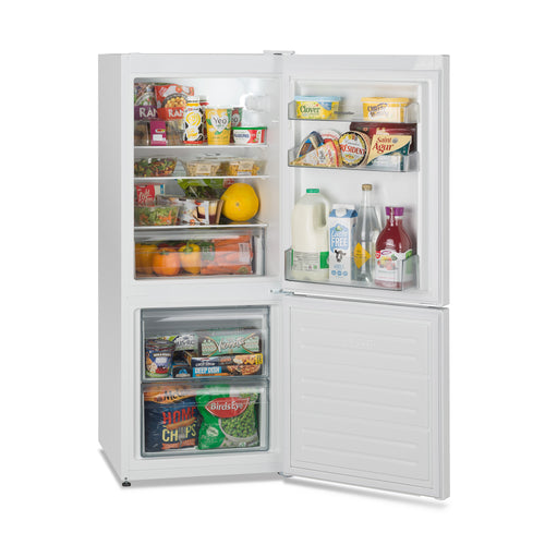 Montpellier MLF136EW Low Frost Fridge Freezer in White - 136cm A Low Frost Fridge Freezer - Energy Rating E
