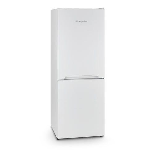 Montpellier MS155EW - White Low Frost Fridge Freezer - 230L Capacity - E Energy Rating