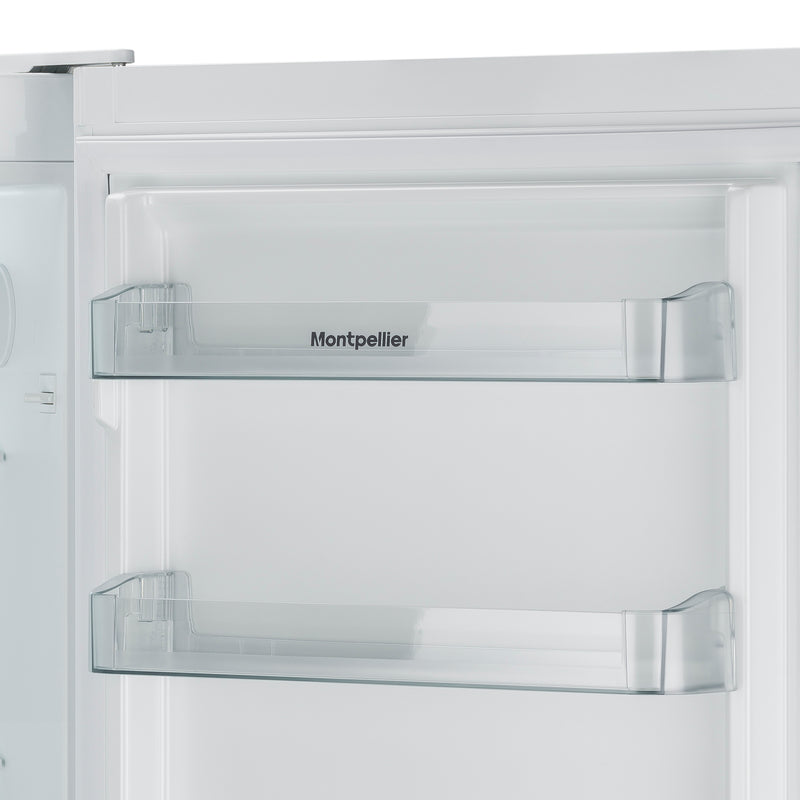 Montpellier MS155EW - White Low Frost Fridge Freezer - 230L Capacity - E Energy Rating