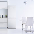 Montpellier MS155EW - White Low Frost Fridge Freezer - 230L Capacity - E Energy Rating