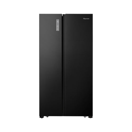 Fridgemaster MS91520EB - Black American Fridge Freezer - E energy